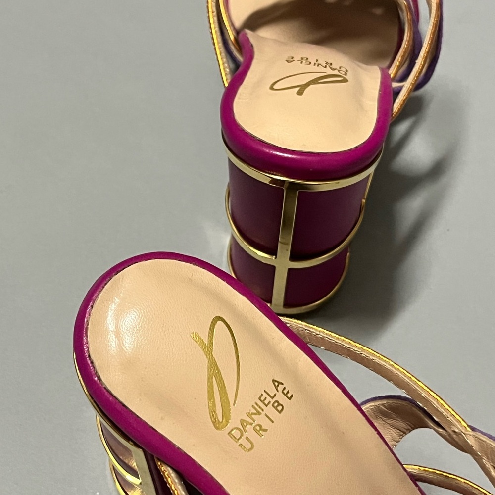 Daniela Uribe veto cuoio heels - Picture 4 of 8